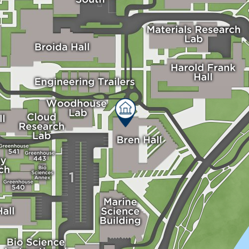 Bren Hall map image