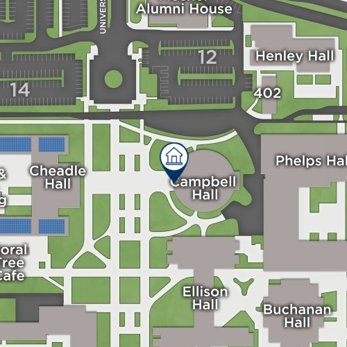 Campbell Hall map image