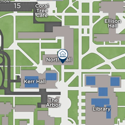 North Hall map image
