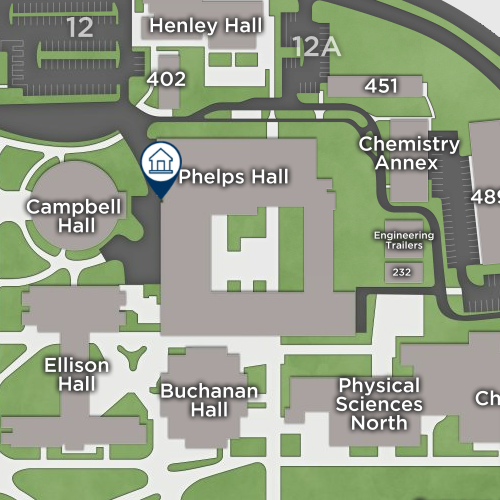 Phelps Hall map image