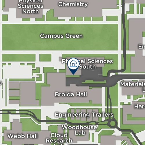 Physical Sciences South map image