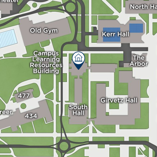 South Hall map image