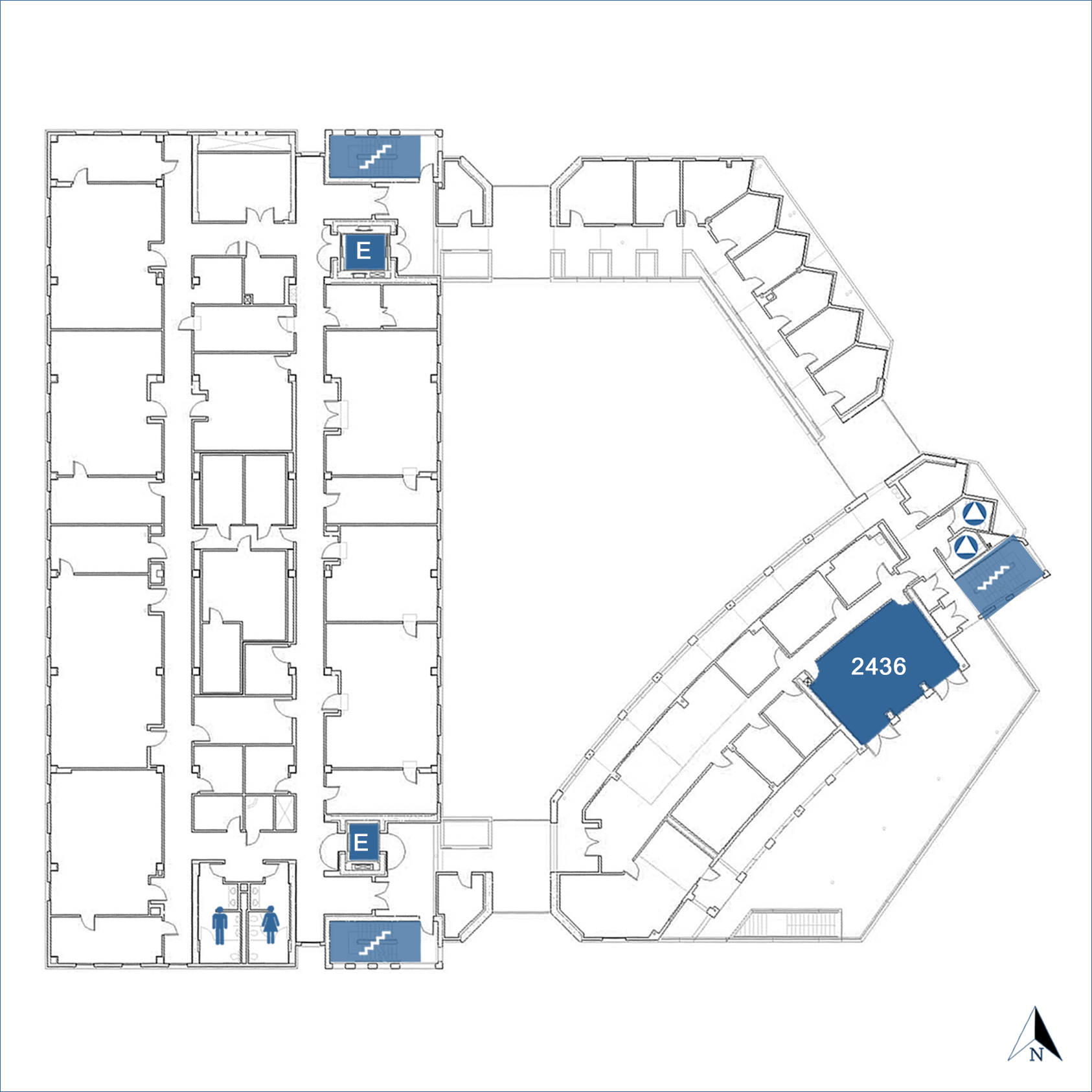 Bren Hall - Floor 2 map image