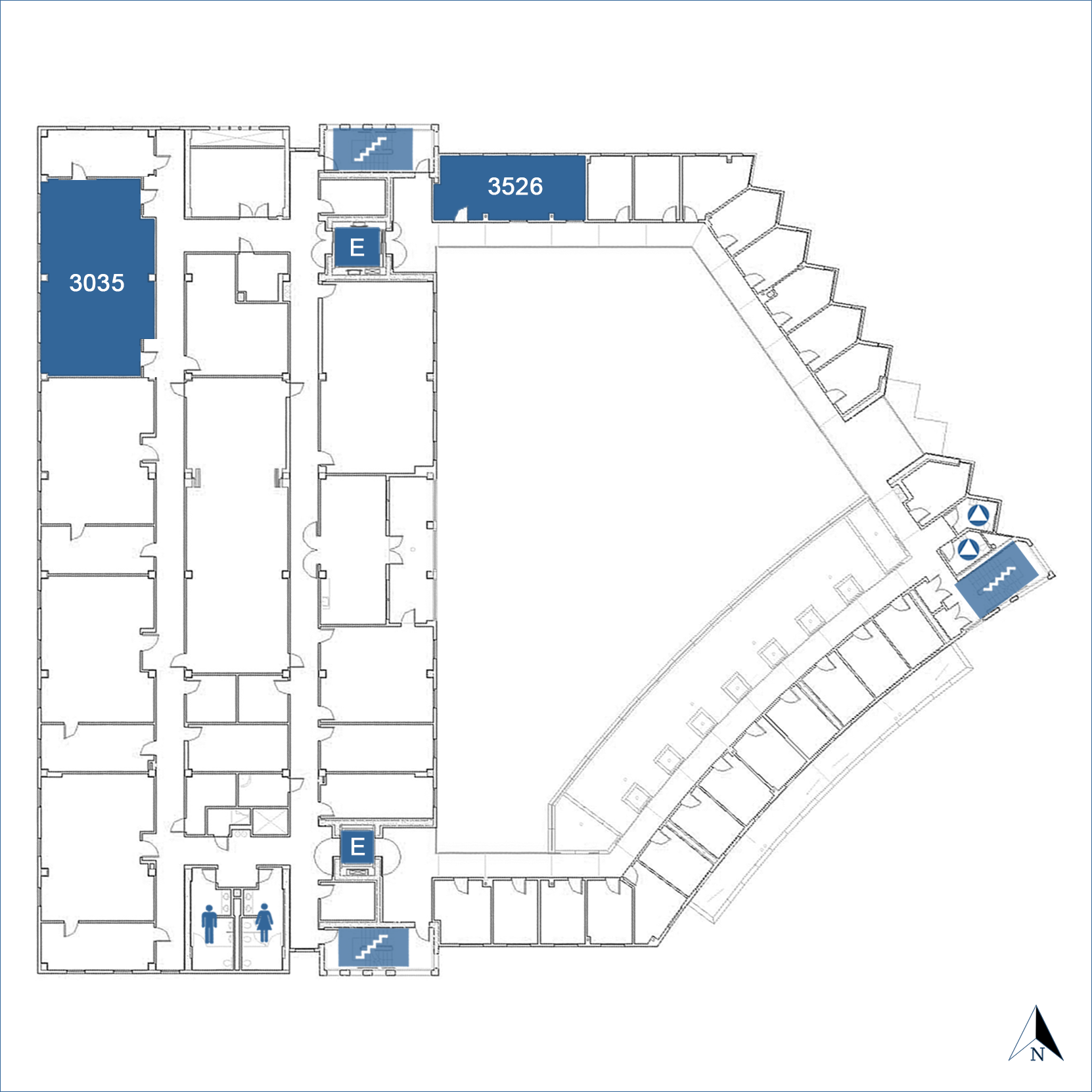 Bren Hall - Floor 3 map image