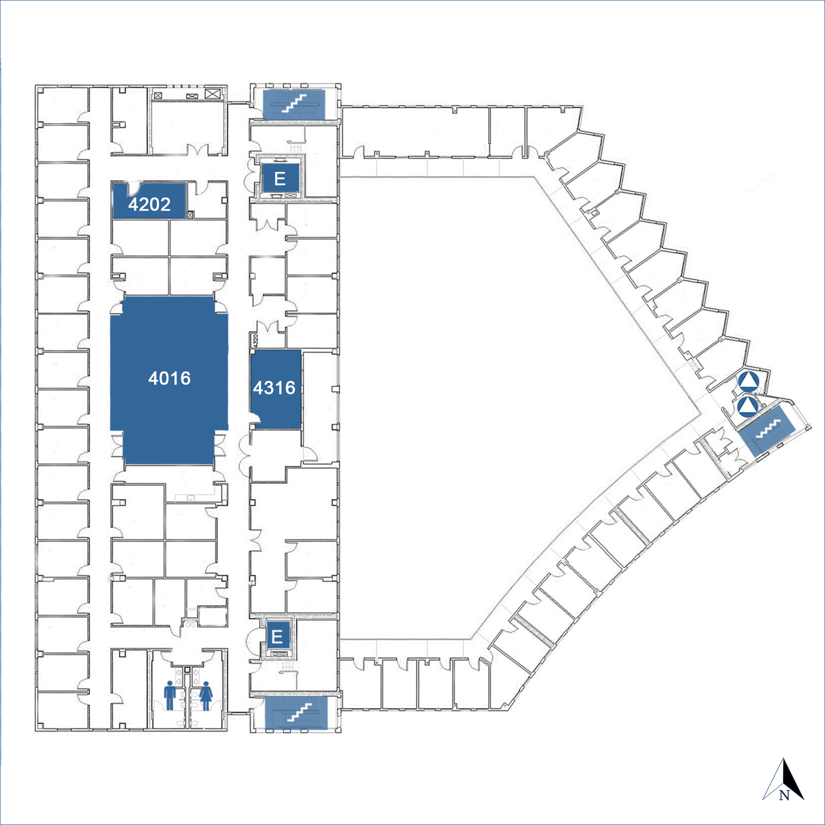Bren Hall - Floor 4 map image