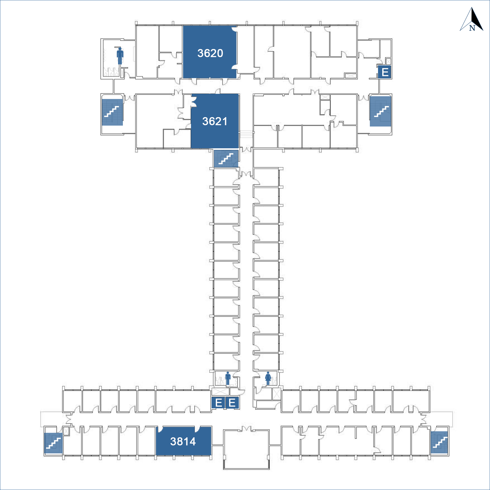 Ellison Hall - Floor 3 map image