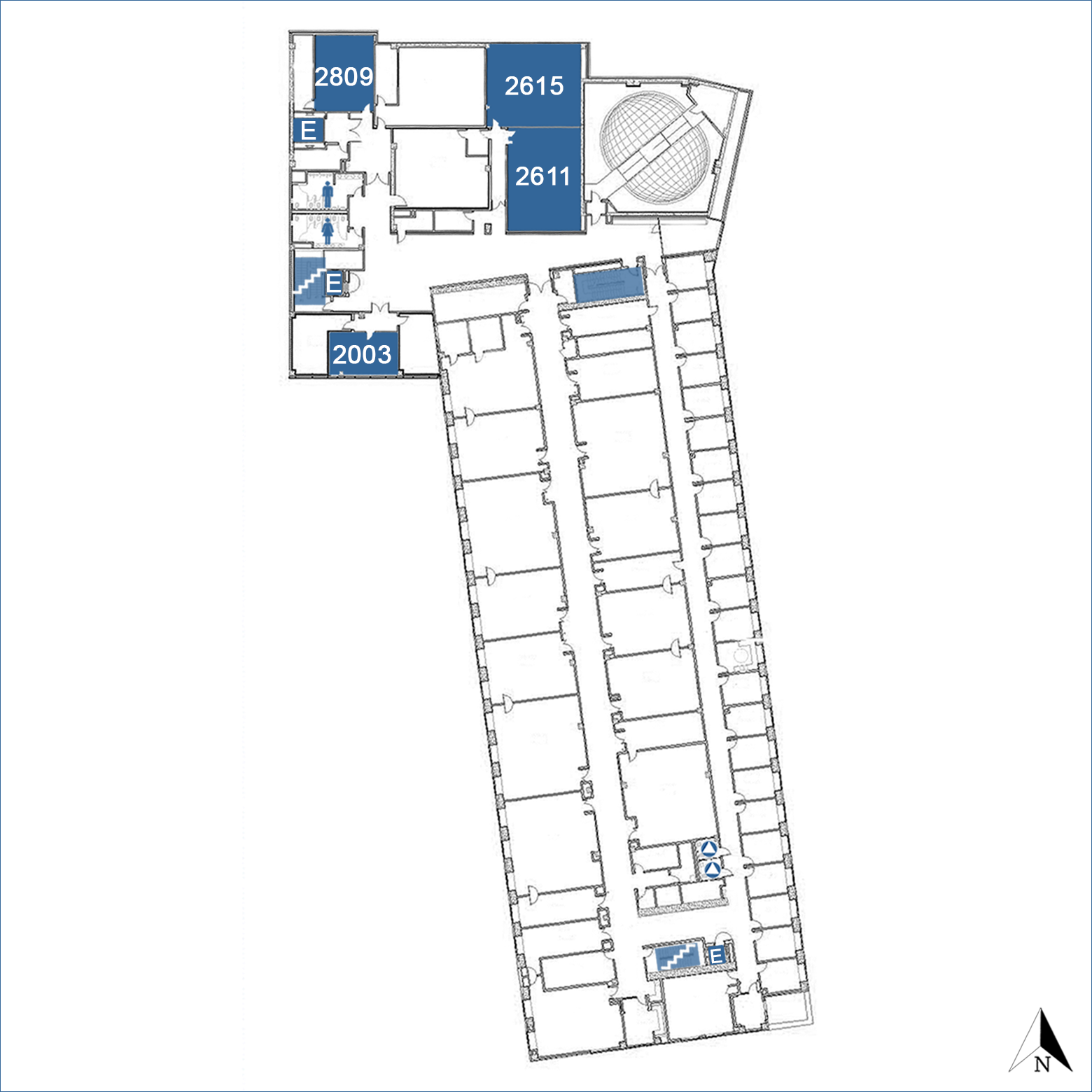 Elings Hall - Floor 2 map image