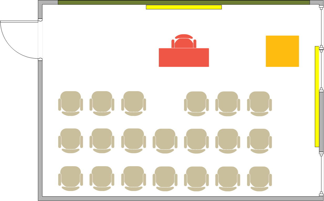 Girvetz Hall - 1108 Seating Chart