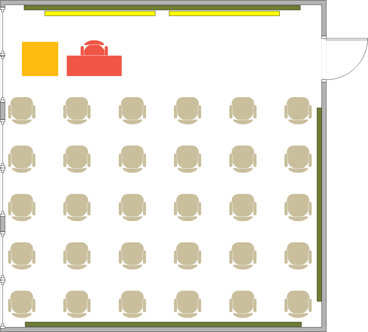 Girvetz Hall - 2112 Seating Chart