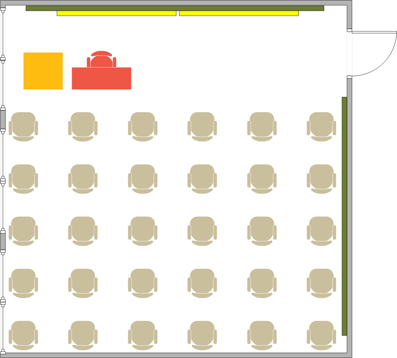 Girvetz Hall - 2115 Seating Chart