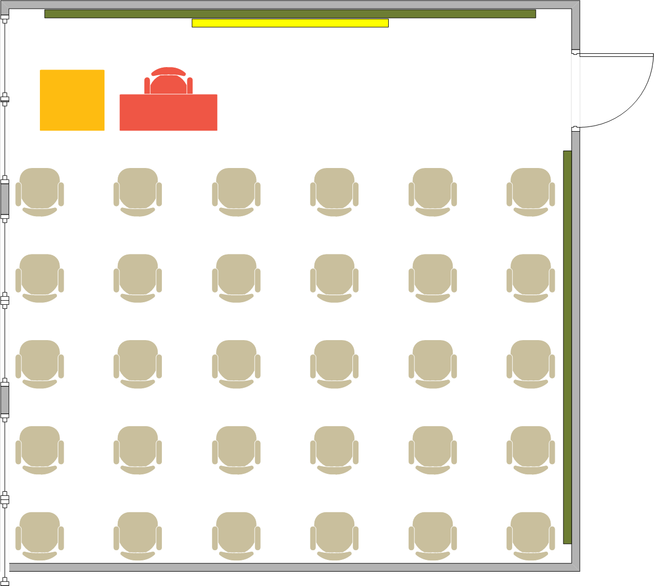 Girvetz Hall - 2120 Seating Chart