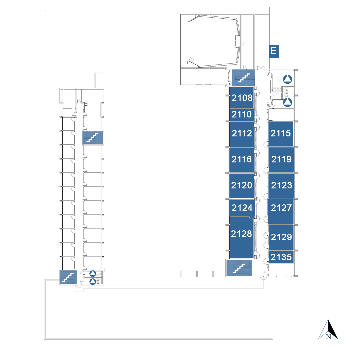 Girvetz Hall - Floor 2 map image