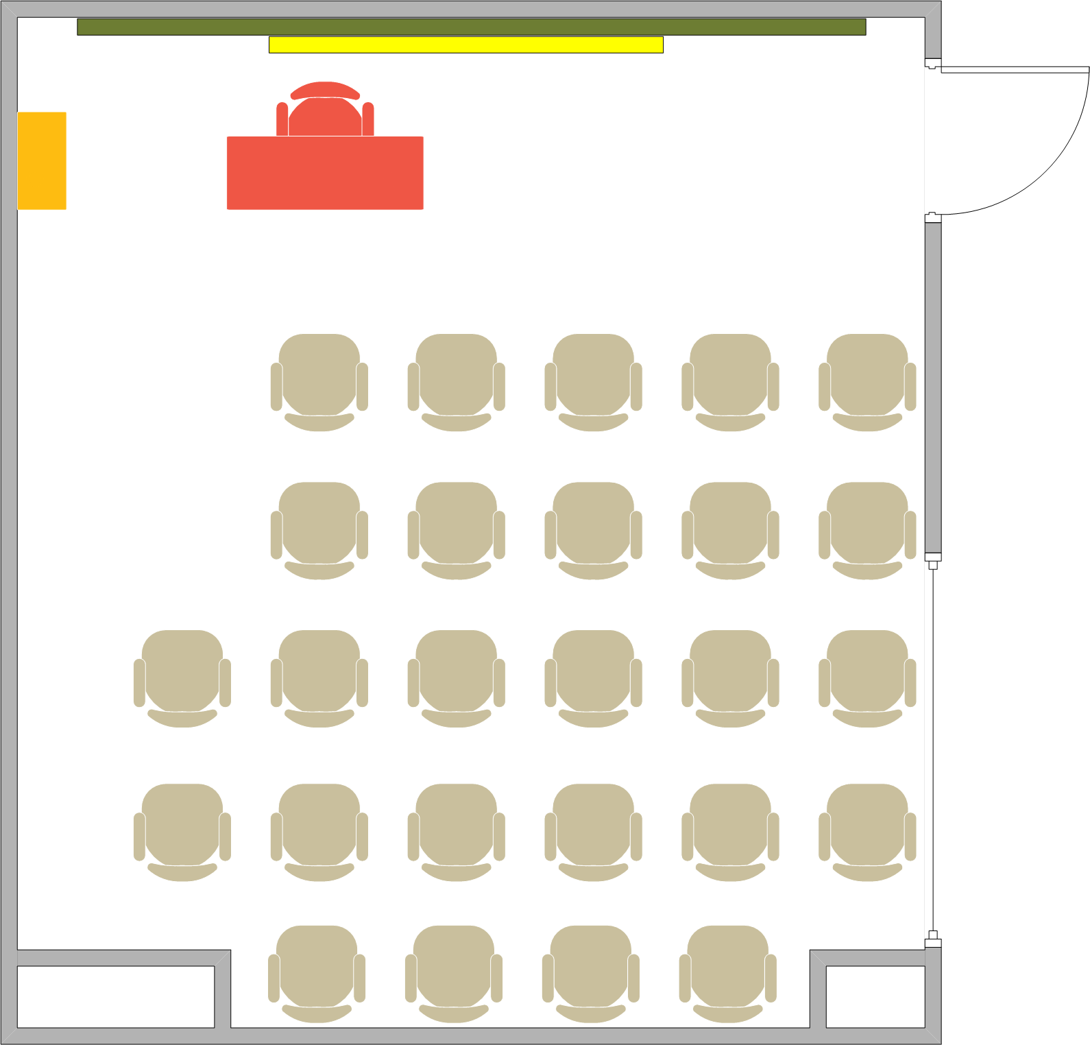 Humanities And Social Sciences Building - 1207 Seating Chart