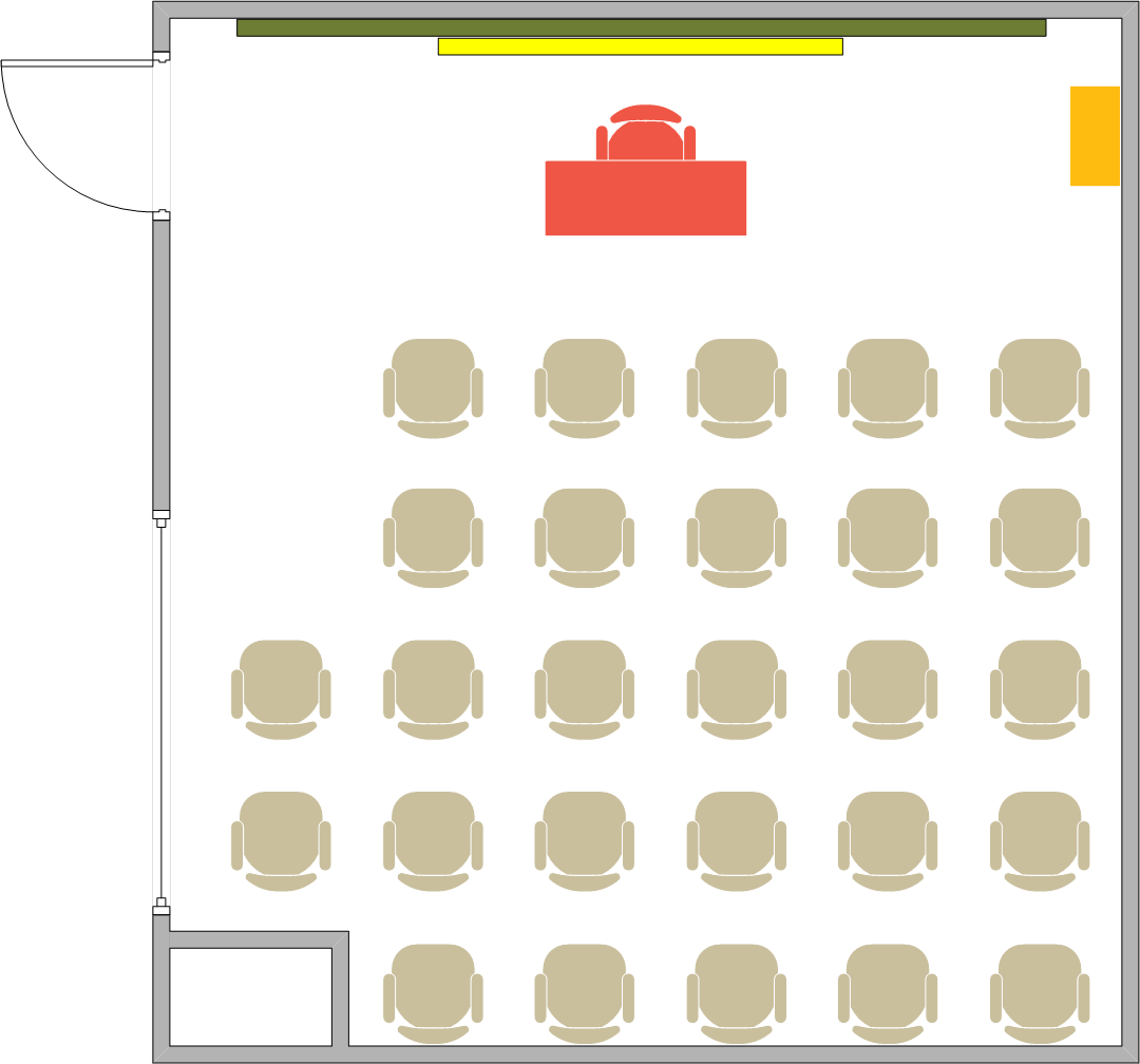 Humanities And Social Sciences Building - 1210 Seating Chart