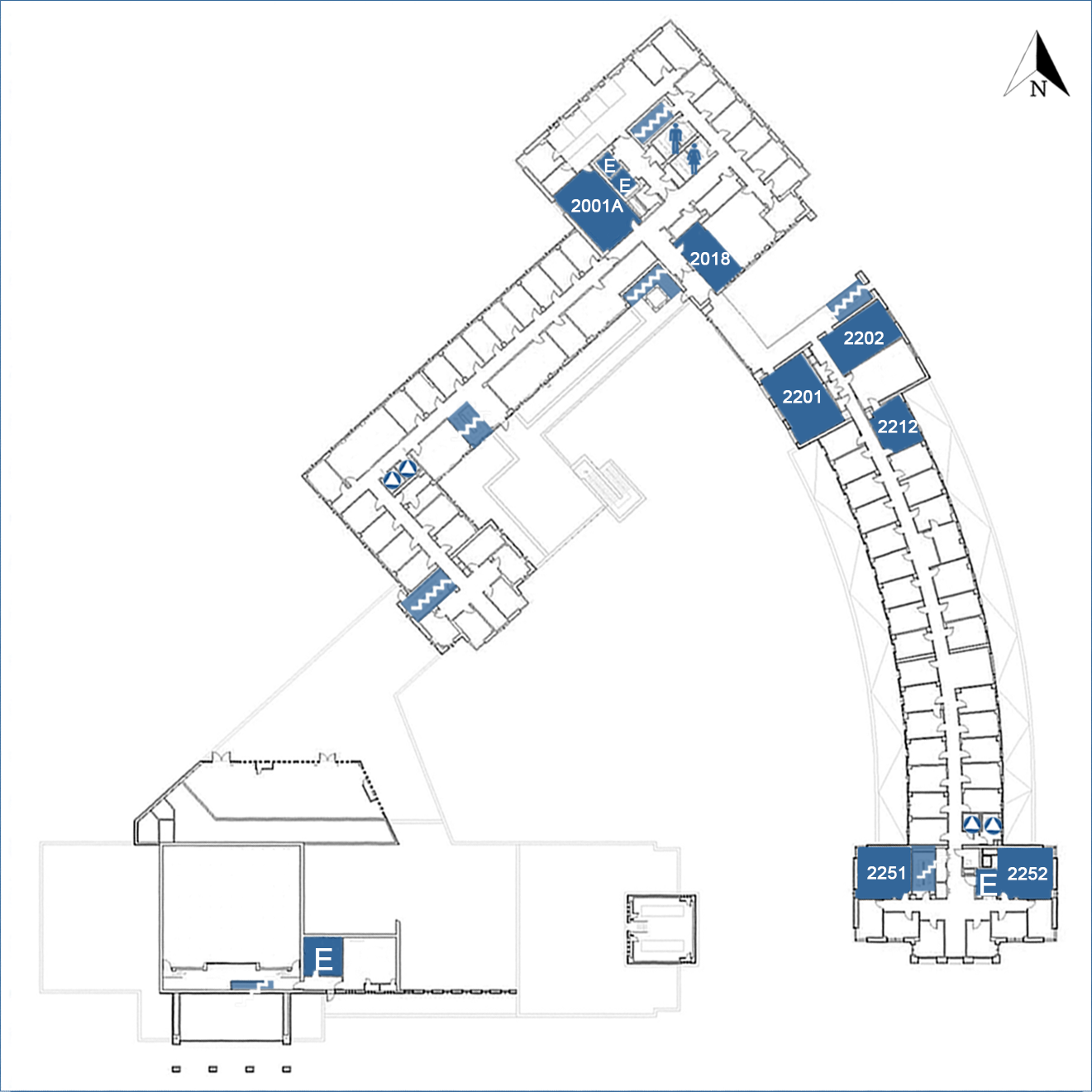 Humanities And Social Sciences Building - Floor 2 map image