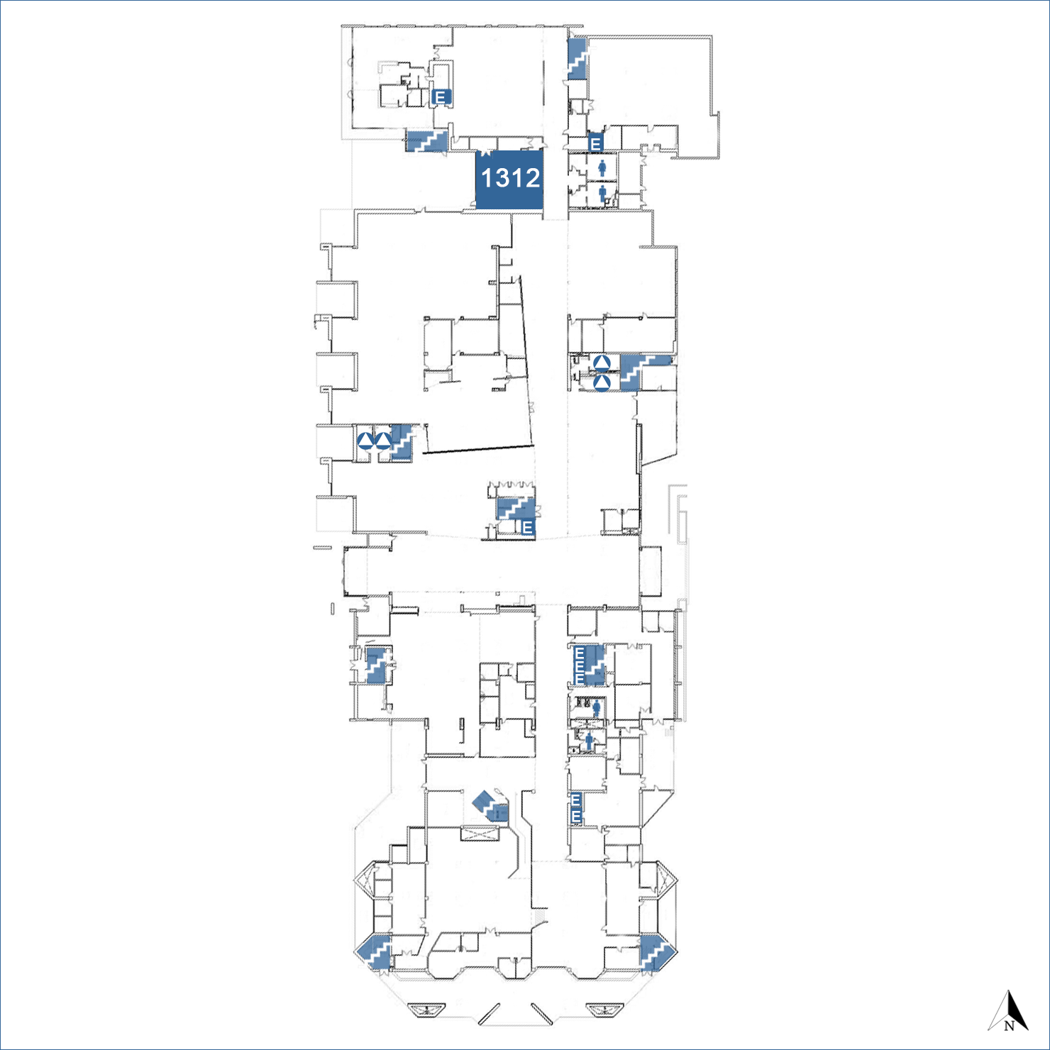 Library - Floor 1 map image