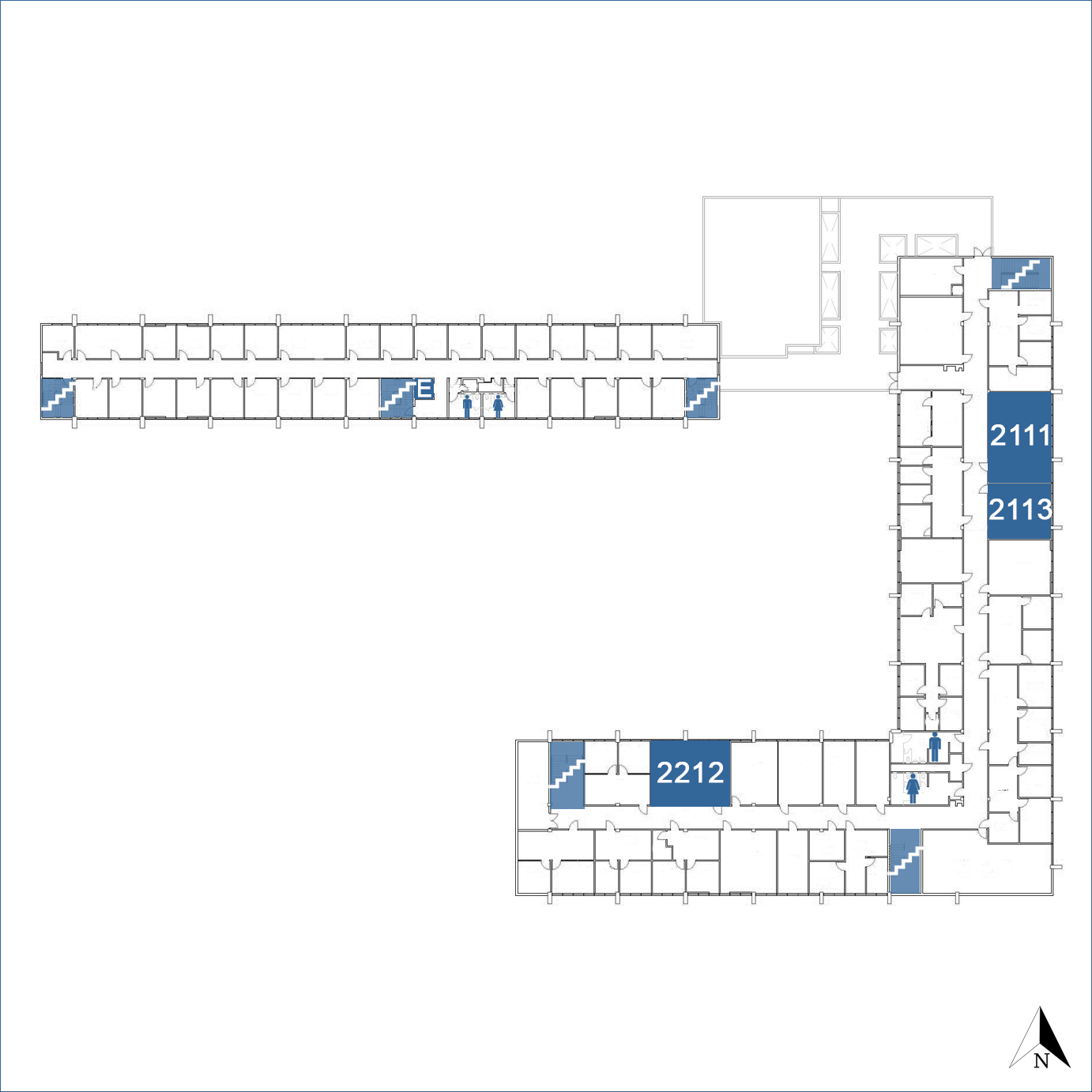North Hall - Floor 2 map image