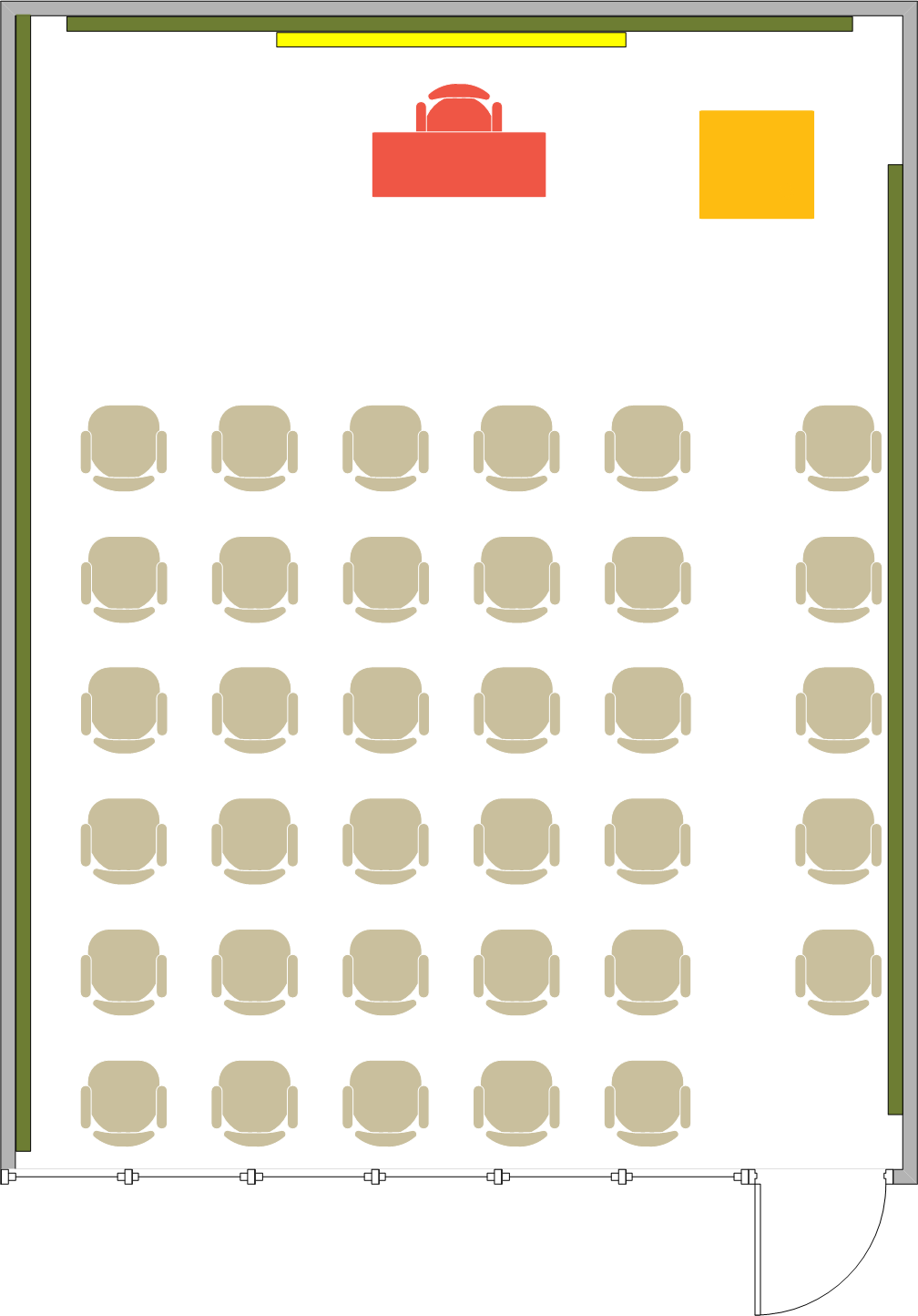 Phelps Hall - 1444 Seating Chart