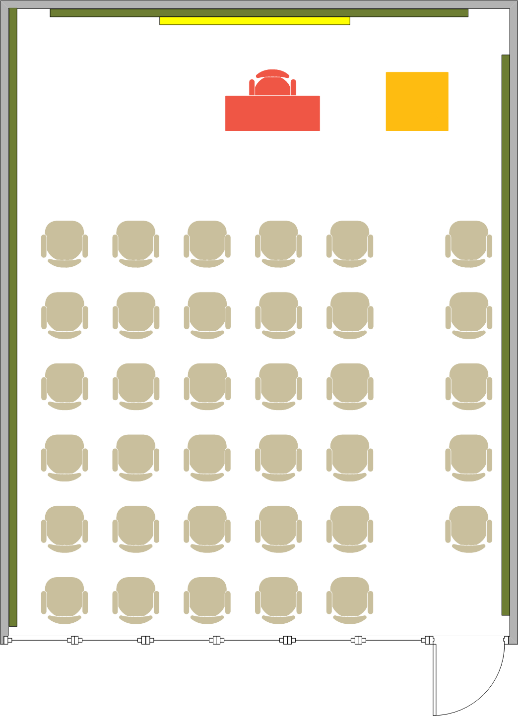 Phelps Hall - 1445 Seating Chart