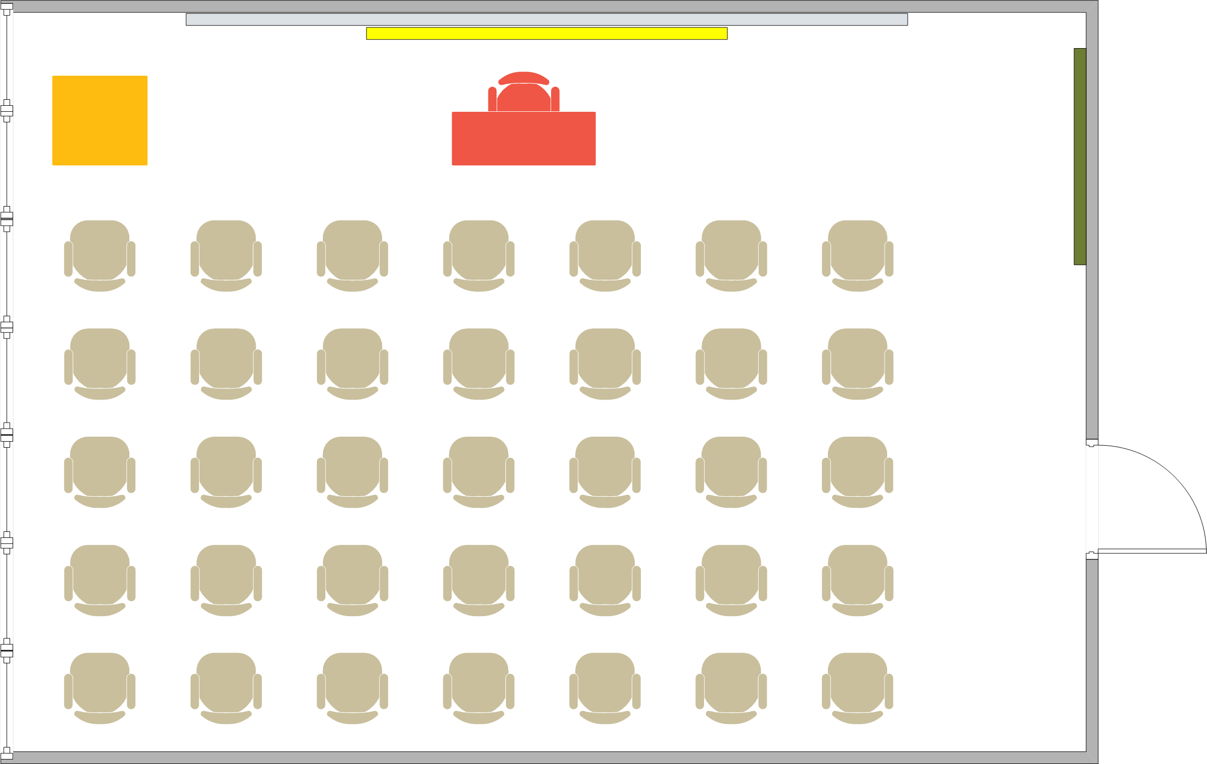 Phelps Hall - 2514 Seating Chart