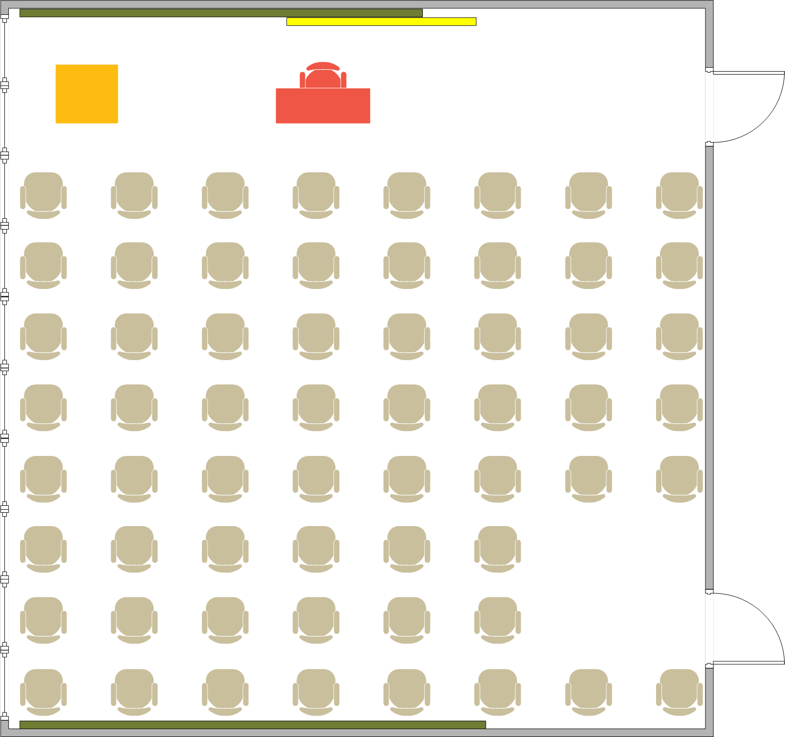 Phelps Hall - 3505 Seating Chart