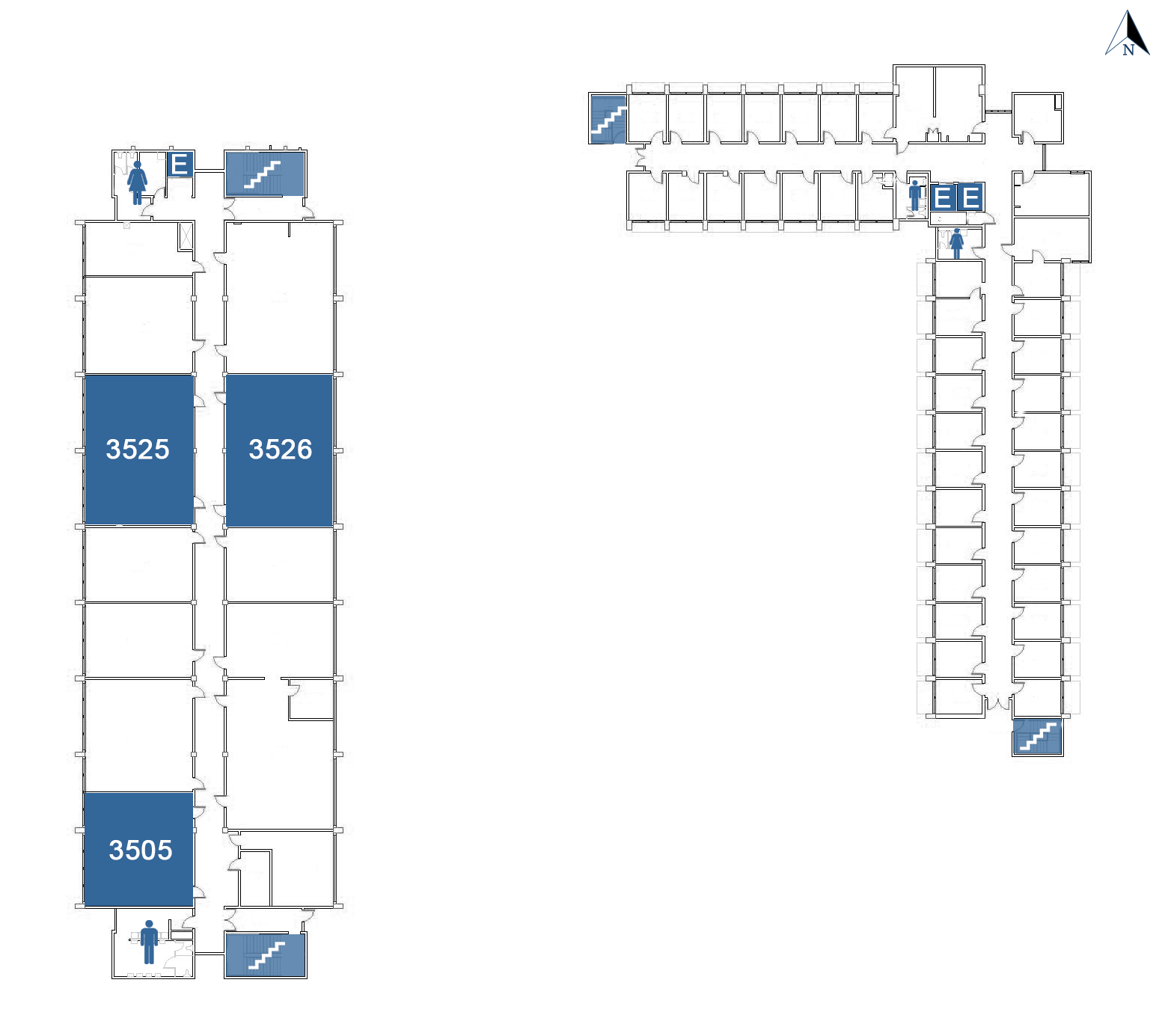 Phelps Hall - Floor 3 map image