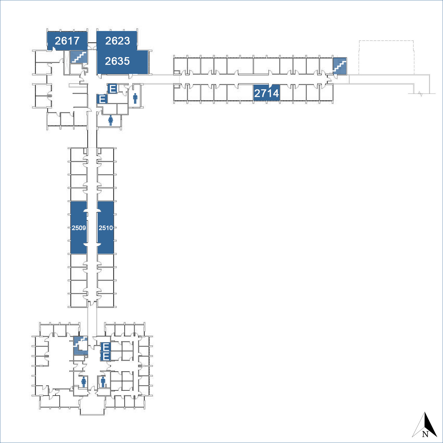 South Hall - Floor 2 map image