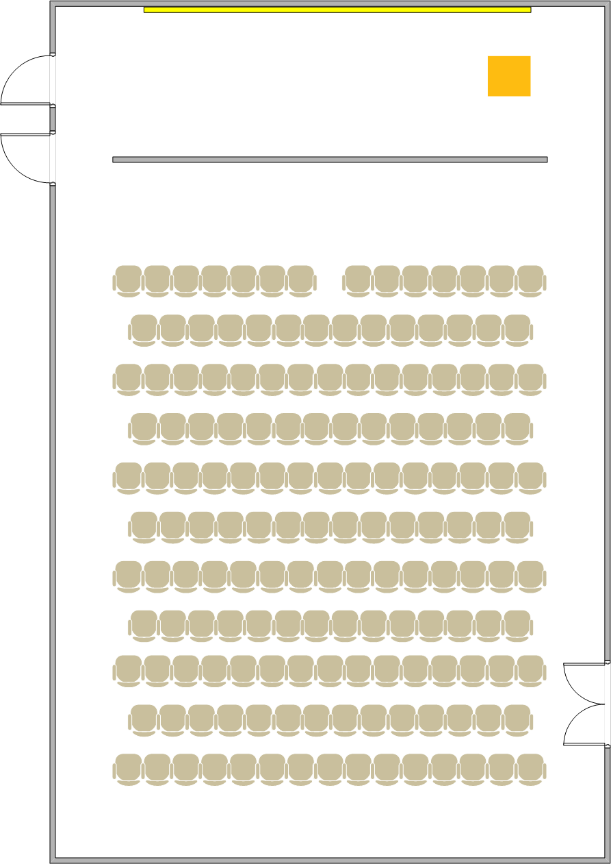 Isla Vista Theater - THEA2 Seating Chart