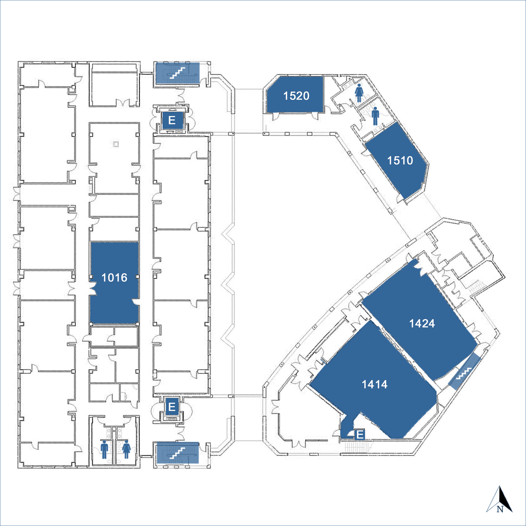Bren Hall - Floor 1 map image
