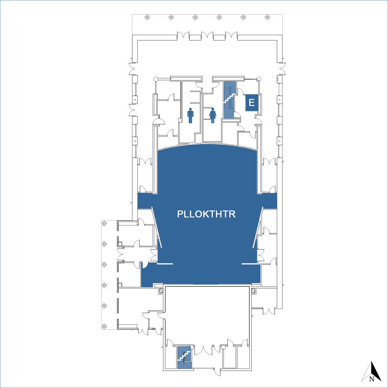 Pollock Theater - Floor 1 map image