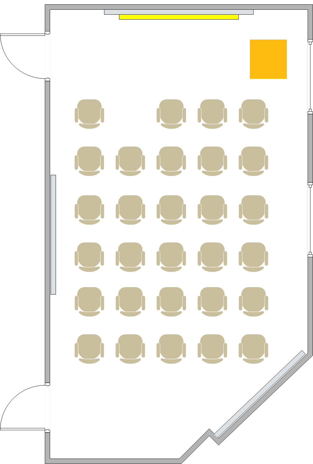Bren Hall - 1510 Seating Chart