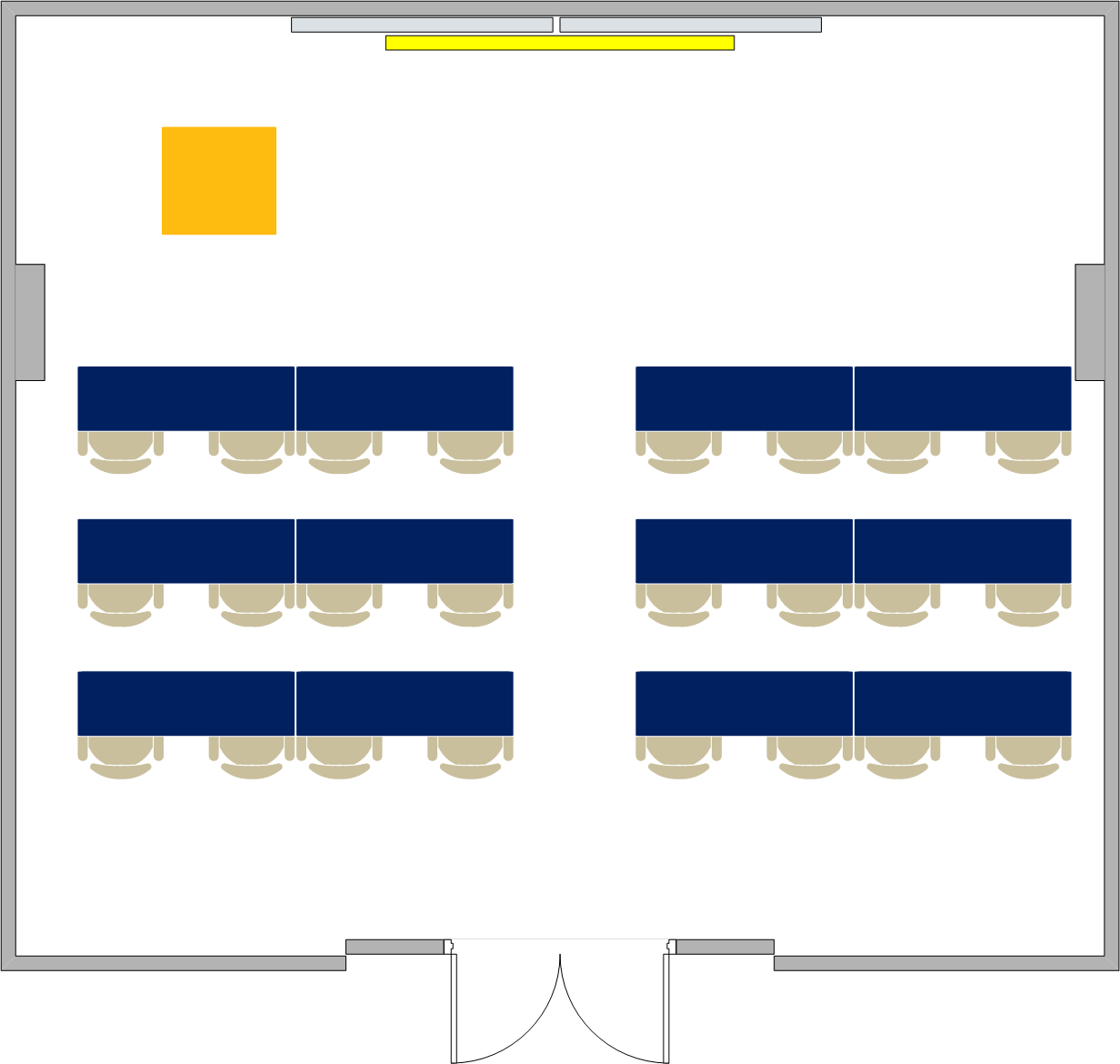 Ellison Hall - 4824 Seating Chart