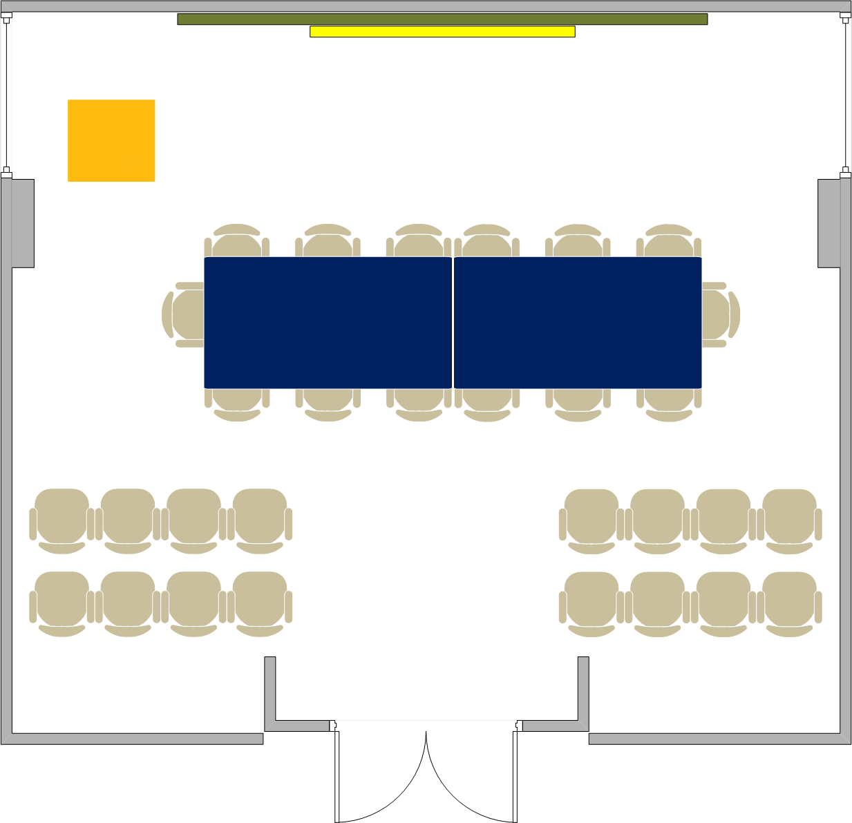 Ellison Hall - 5824 Seating Chart