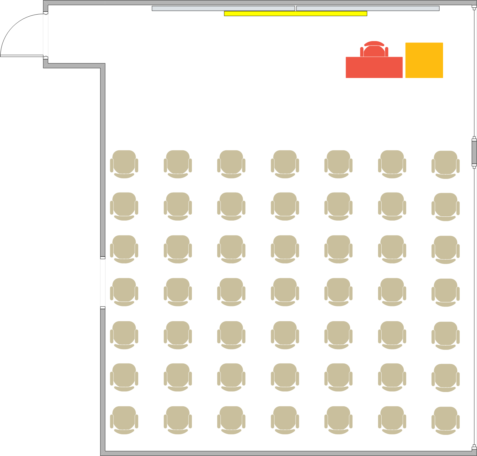 Phelps Hall - 2510 Seating Chart