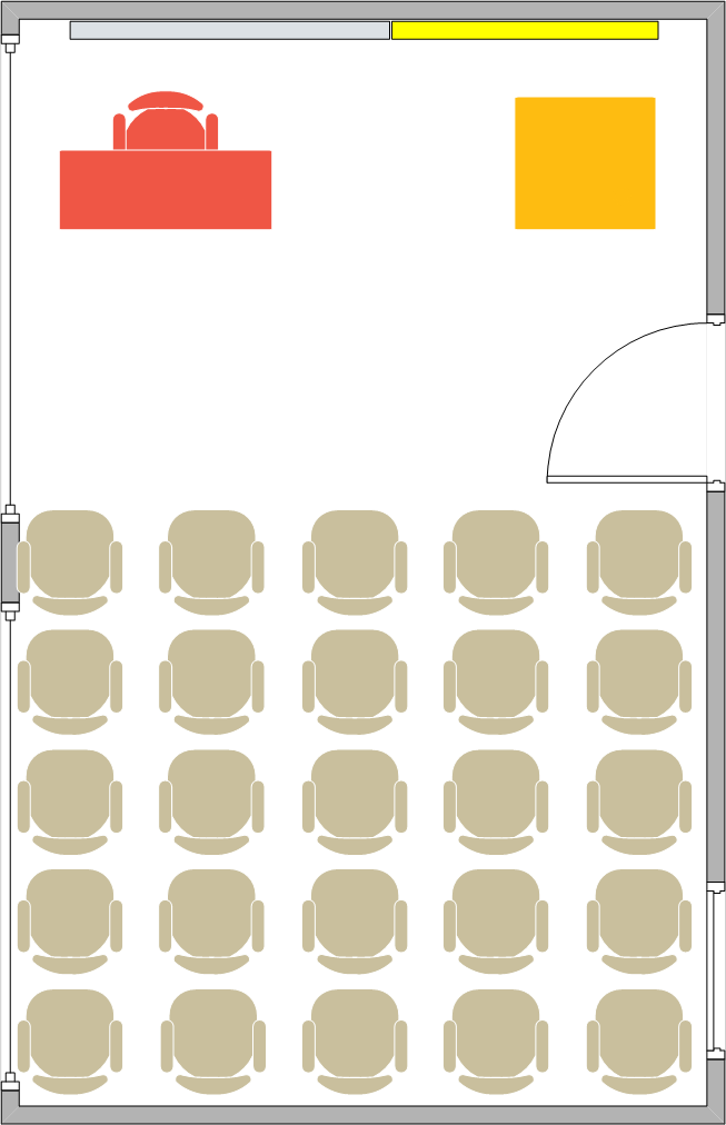 Phelps Hall - 5312 Seating Chart