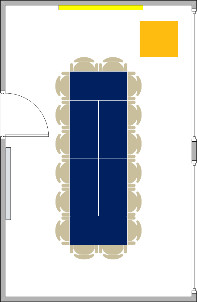 Phelps Hall - 6206C Seating Chart