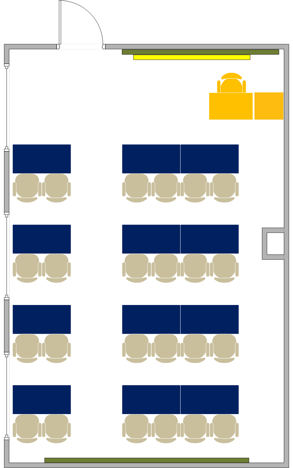 Humanities And Social Sciences Building - 4201 Seating Chart