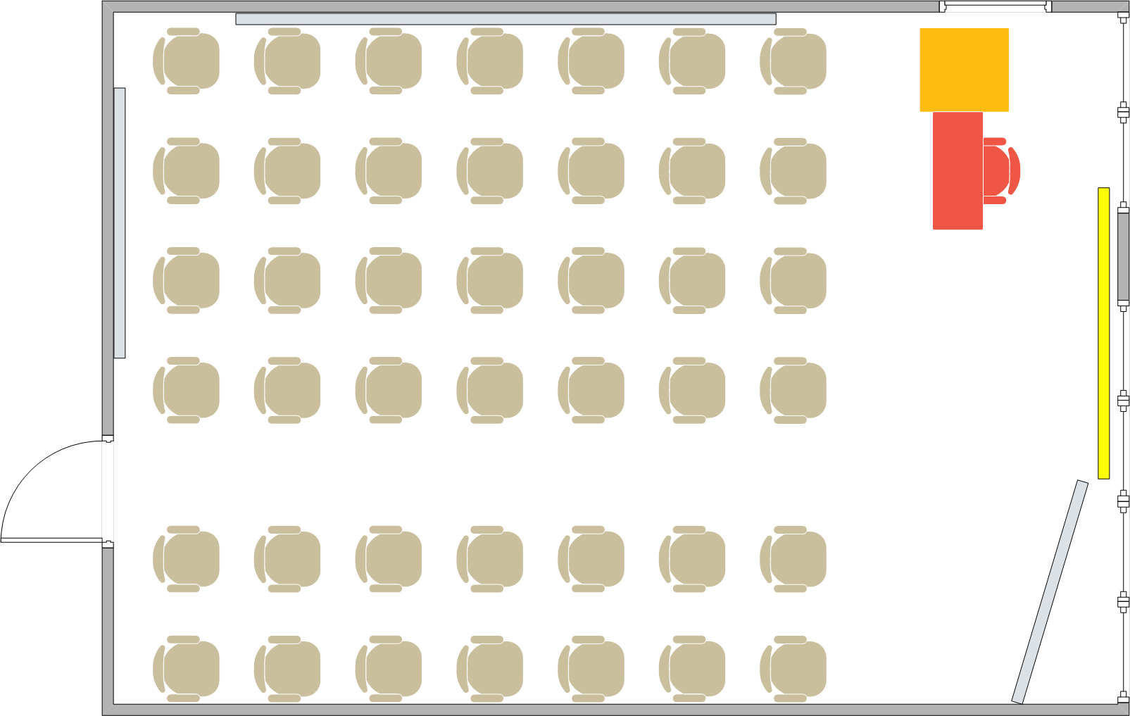 Phelps Hall - 2532 Seating Chart