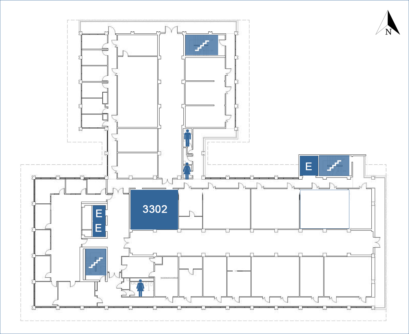 Broida Hall - Floor 3 map image
