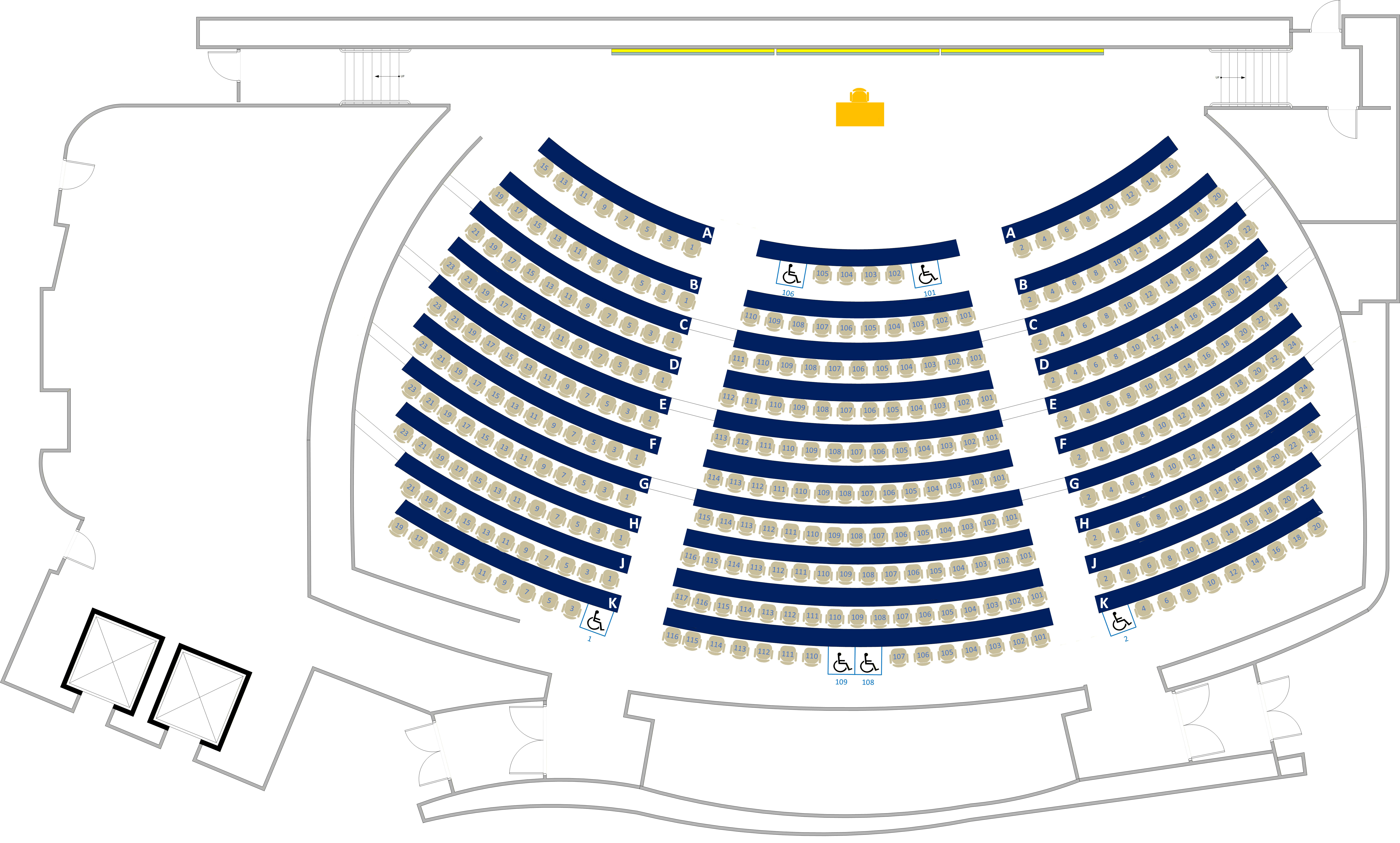 Interactive Learning Pavilion - 1203 Seating Chart