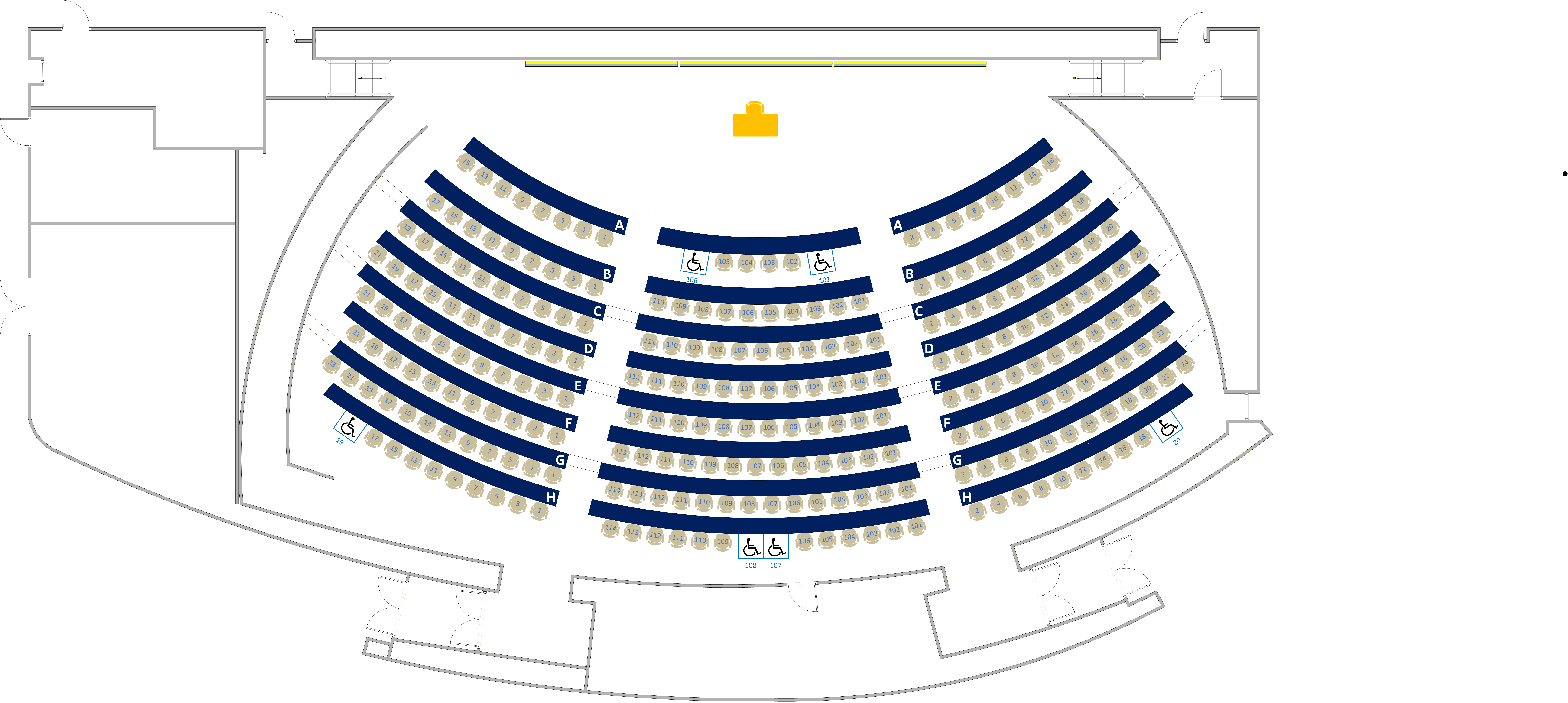 Interactive Learning Pavilion - 1302 Seating Chart