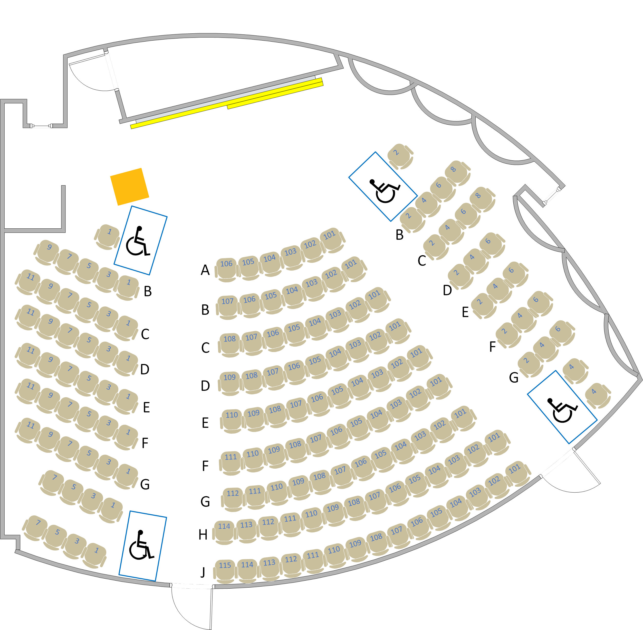 Life Sciences - 1001 Seating Chart