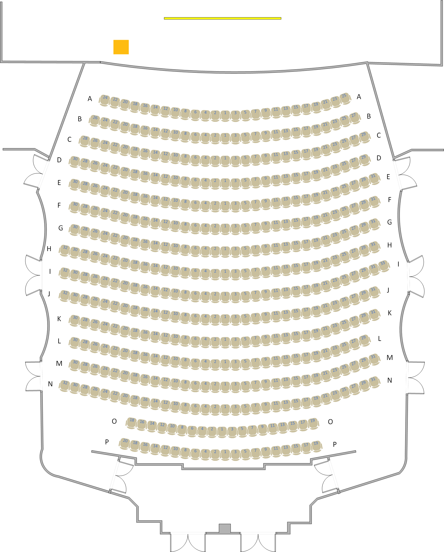 Music - LLCH Seating Chart
