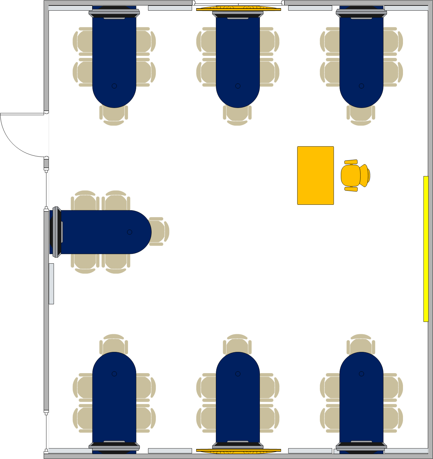 Phelps Hall - 1530 Seating Chart