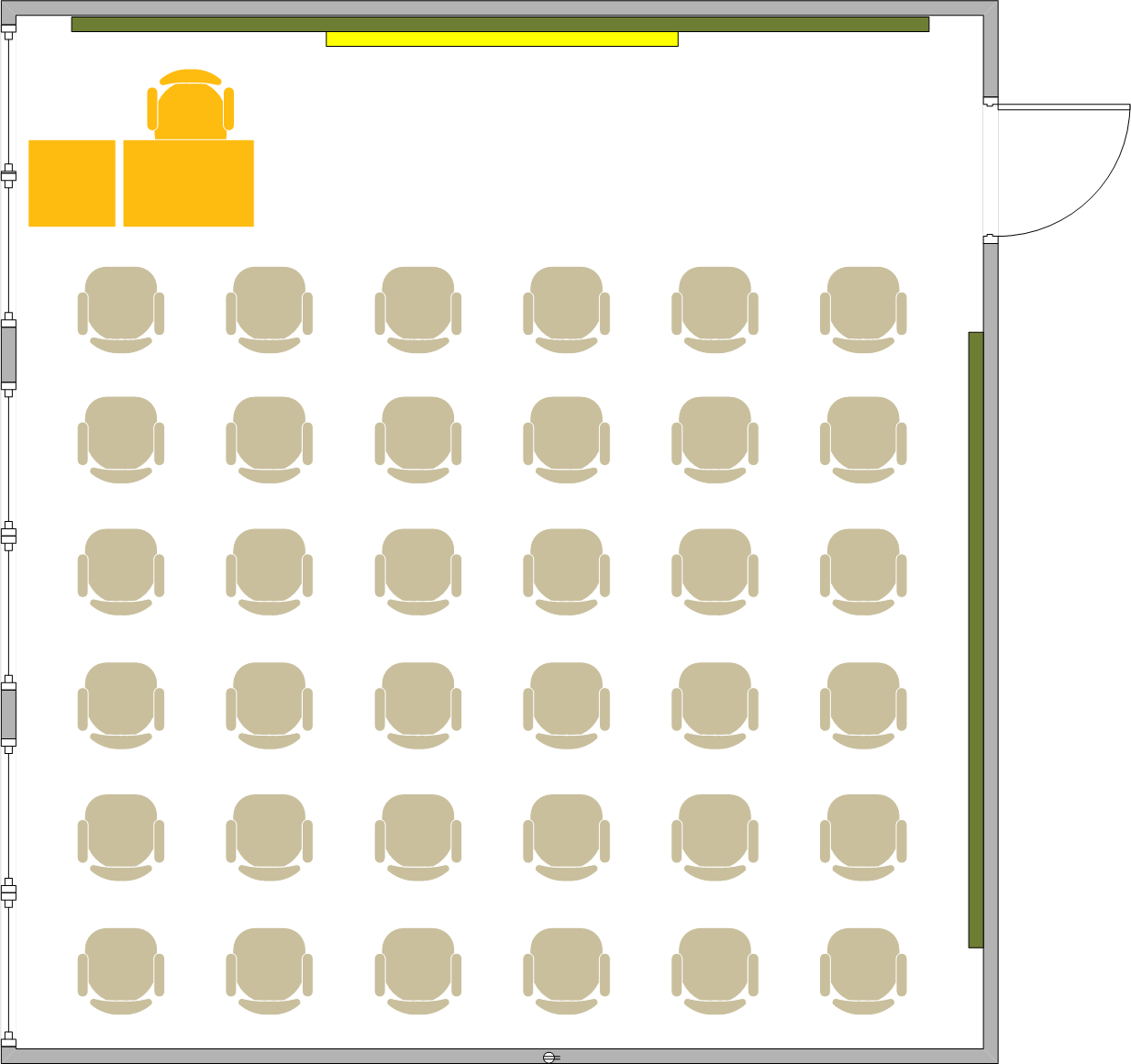 Girvetz Hall - 1112 Seating Chart
