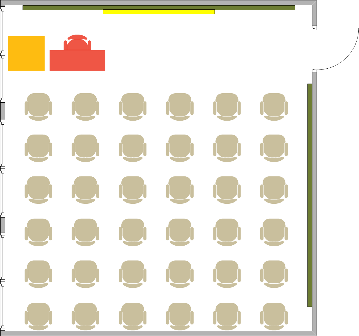 Girvetz Hall - 1115 Seating Chart