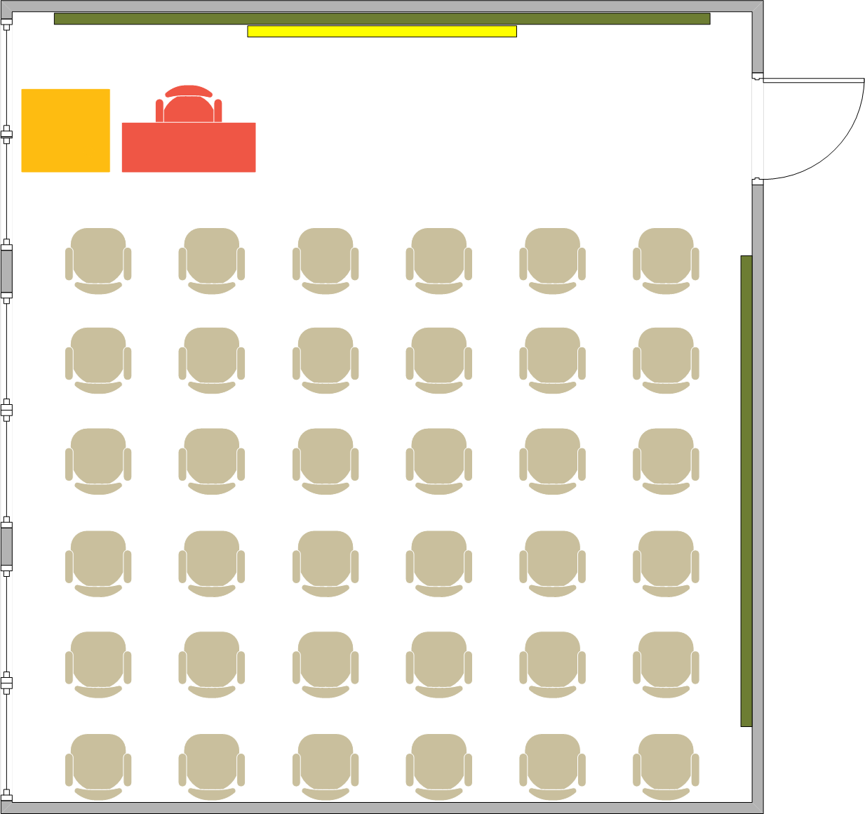 Girvetz Hall - 1116 Seating Chart