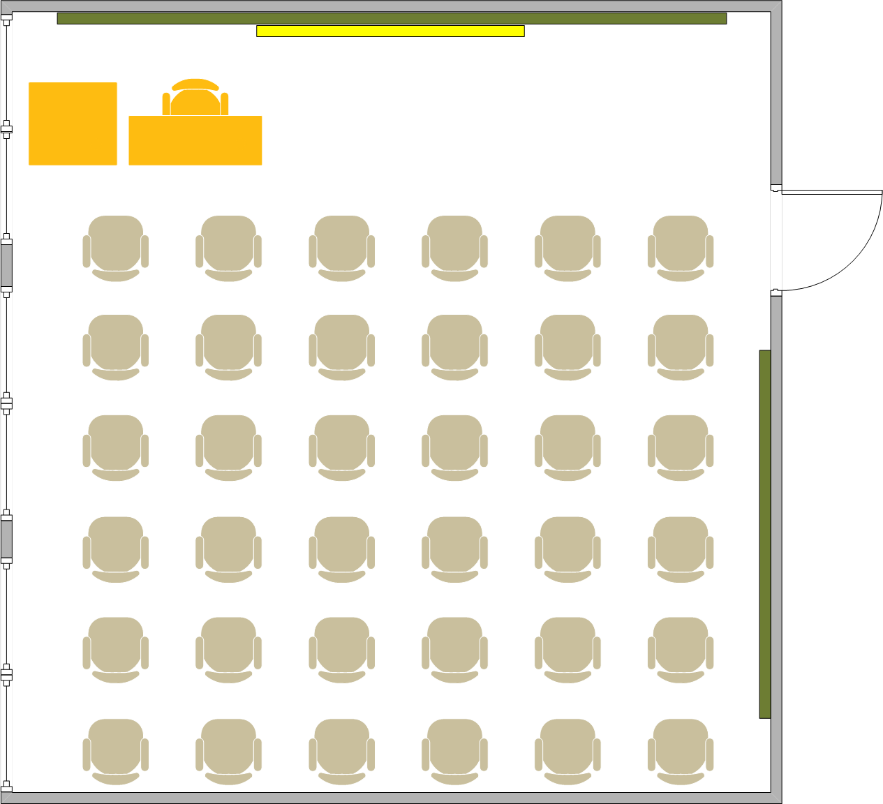Girvetz Hall - 1119 Seating Chart
